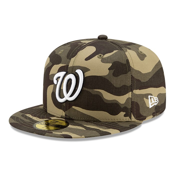 Washington Nationals MLB Armed Forces 59FIFTY Lippis Camo - New Era Lippikset Halpa hinta FI-186430